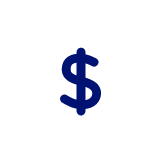 dollar-sign-navy-white-background