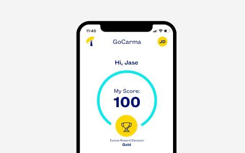 GoCarma app on mobile