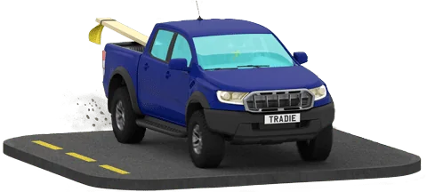 Blue ute