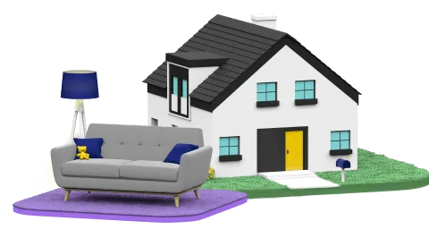 Render house and contents